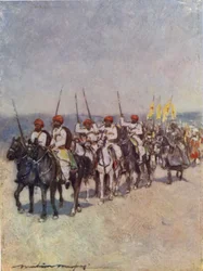 Spear-bearers from Cutch